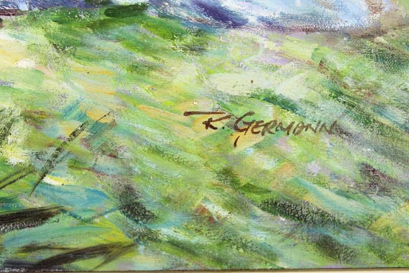 R Germonn - Picking flowers