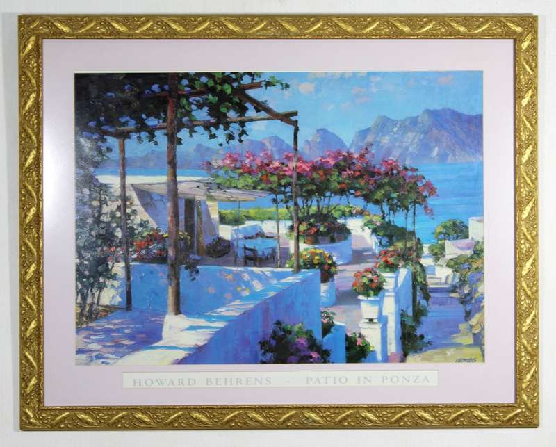 Howard Beherns - Patio in Ponza