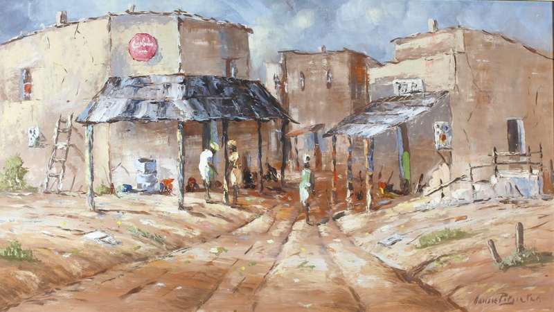 Hansie Potgieter - Township scene