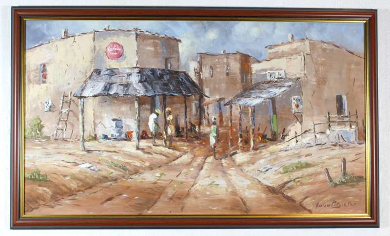 Hansie Potgieter - Township scene