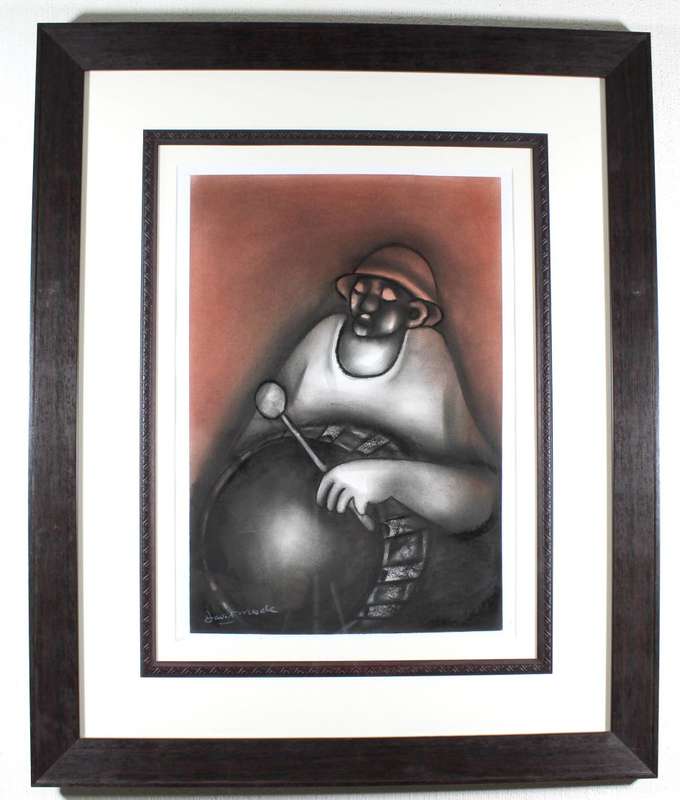 David Mbele - Man with a drum