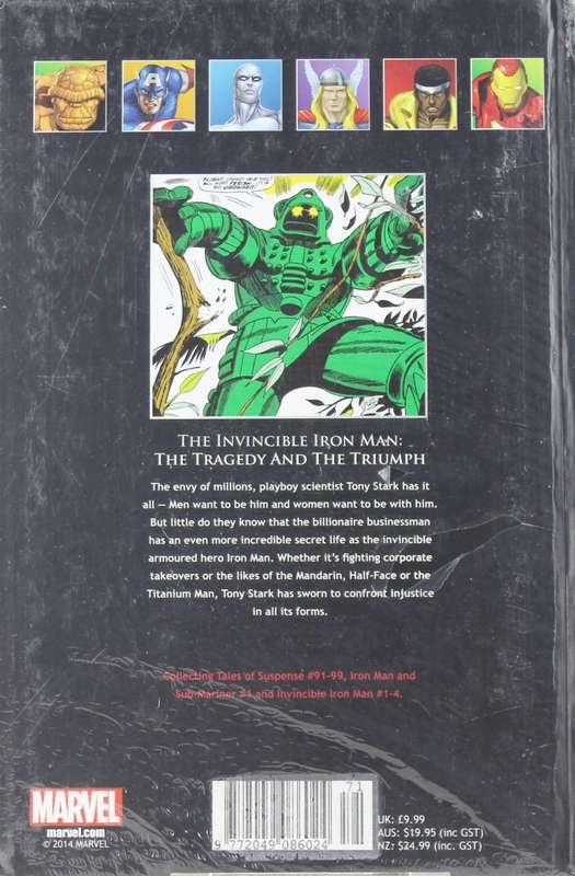 Marvel Ultimate Graphic Novels - Iron Man - The Tragedy and the Triumph - Classic VII - Bid Now!