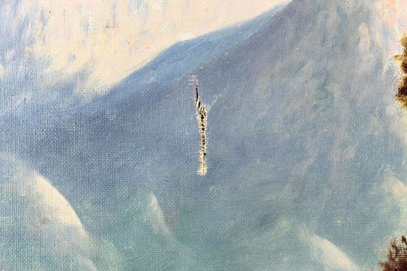 J Pohl - Mountain road - Dated 1948