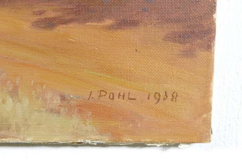 J Pohl - Mountain road - Dated 1948