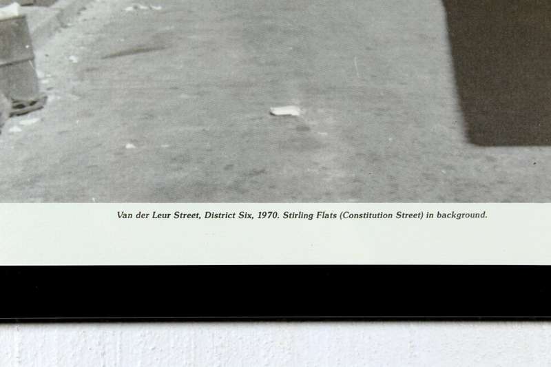 District 6, 1970 - Van der Leur Street (Sterling flats in background)