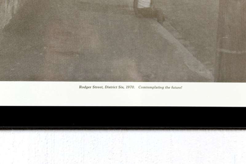 District 6, 1970 - Rodger Streets - Contemplating the future