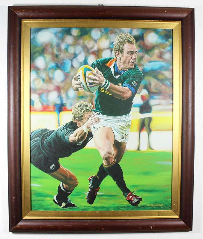 Christiaan Koen print of Marius Joubert - In full flight