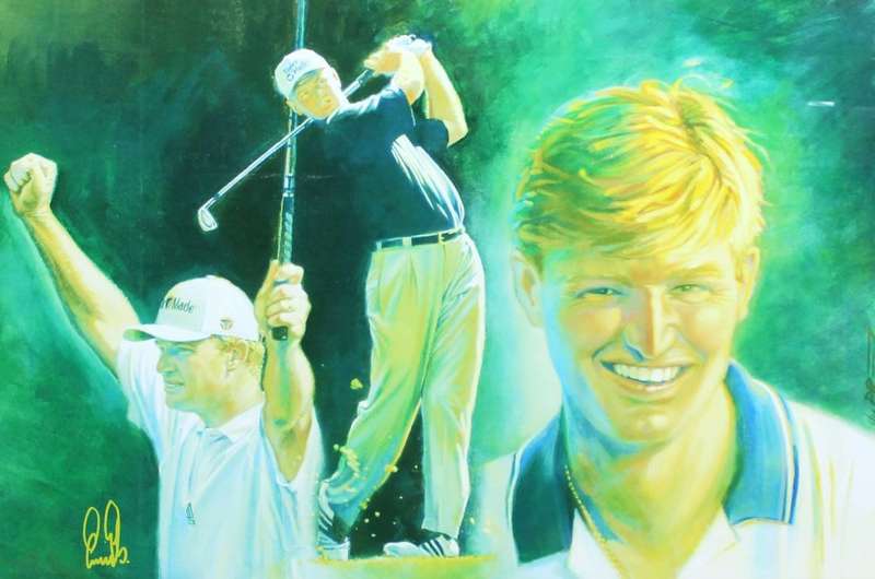 Ernie Els - The Big Easy - Large collage