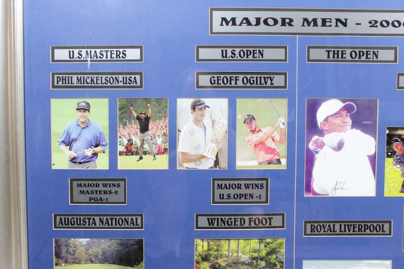 Golf Majors Winners 2006 - Collage of photos