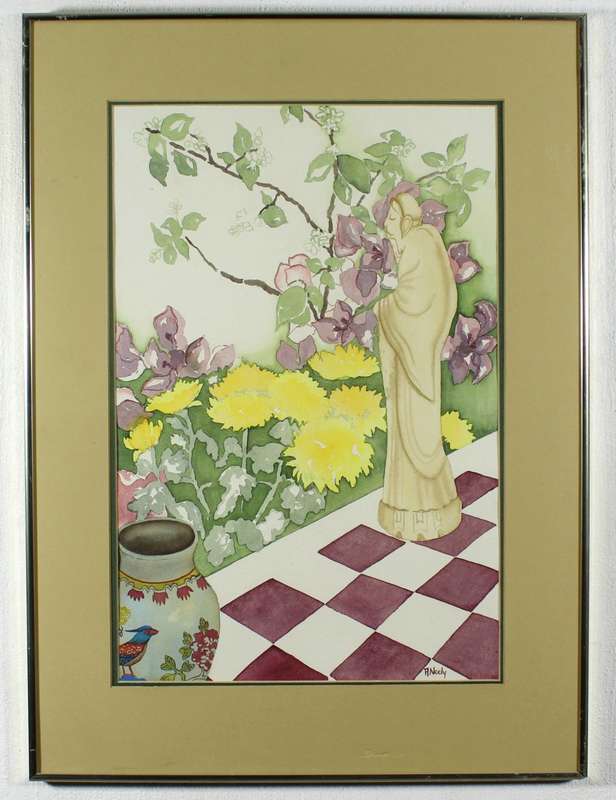 A Neely - Figure in the garden