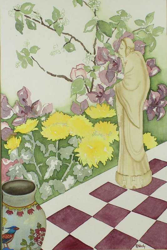 A Neely - Figure in the garden