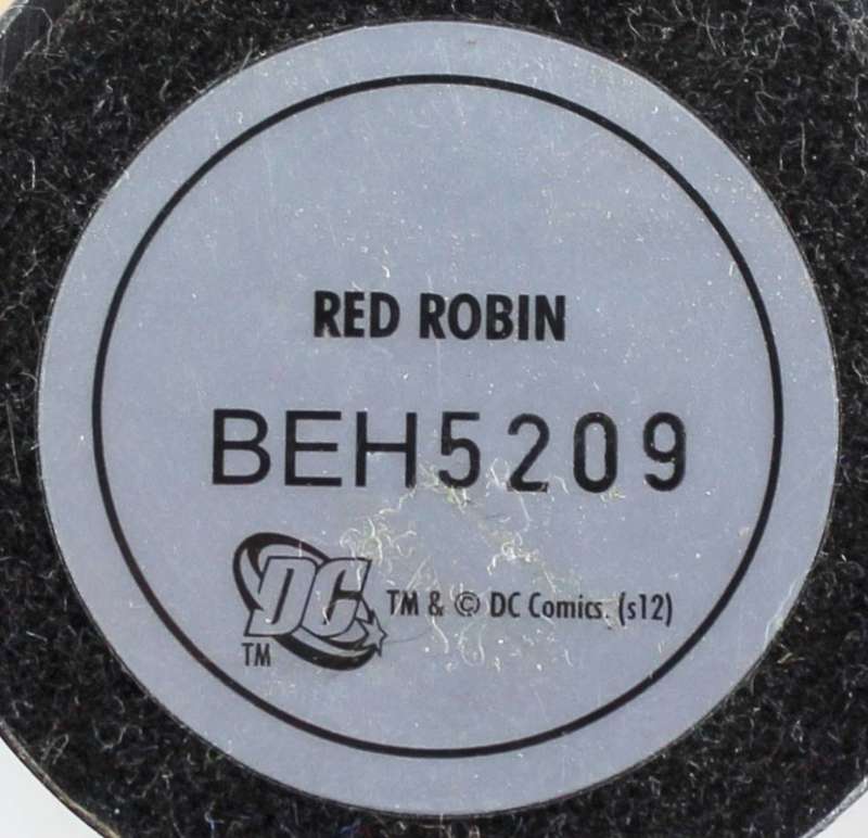 DC Chess Collection - Hand Painted Metallic Resin - Red Robin + Book - Bid Now!