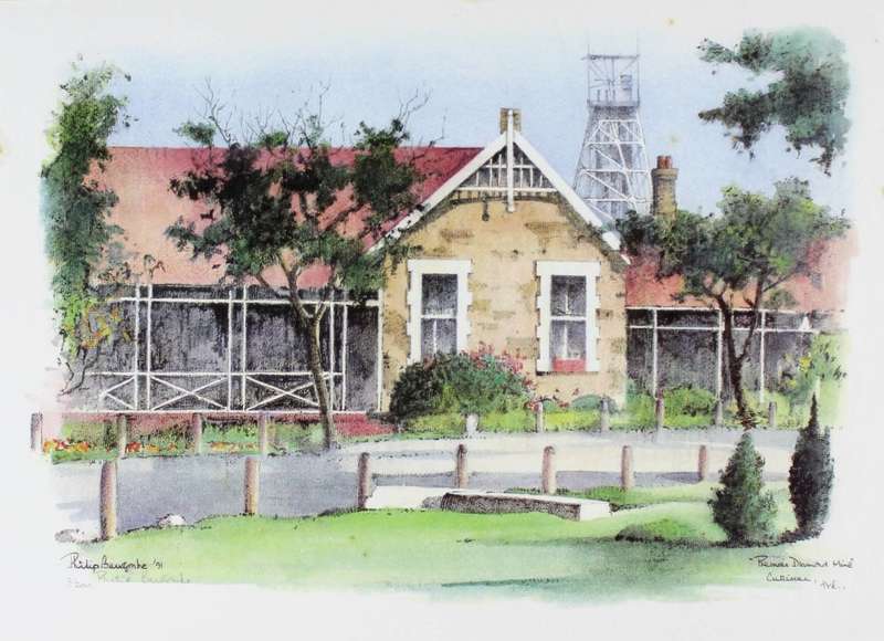 Phillip Bauwcombe - Premier Diamond Mine, Cullinan - Signed print