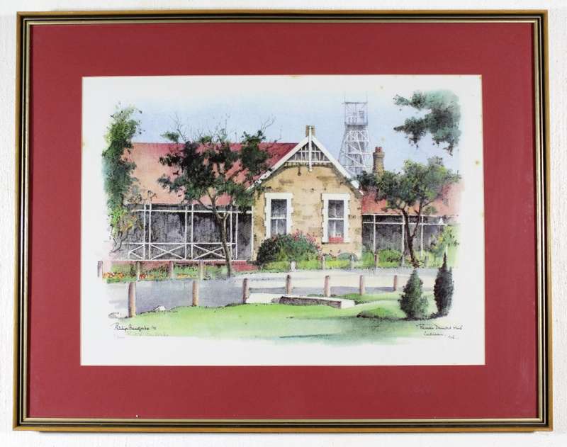 Phillip Bauwcombe - Premier Diamond Mine, Cullinan - Signed print