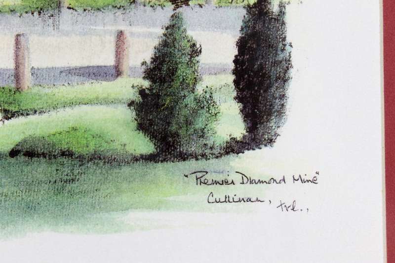 Phillip Bauwcombe - Premier Diamond Mine, Cullinan - Signed print