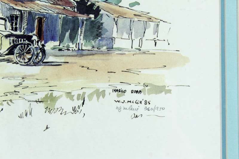 WG McGill - Marico Road - Limited edition signed print
