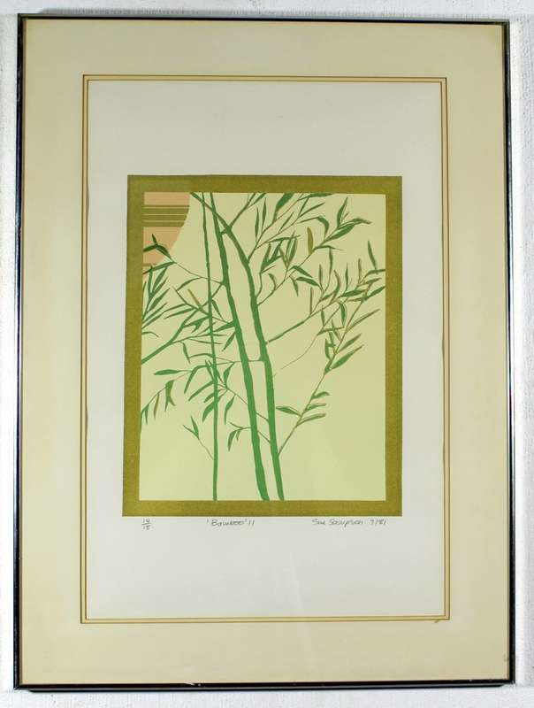 Sue Sampson - Bamboo II - Limited edition screen print