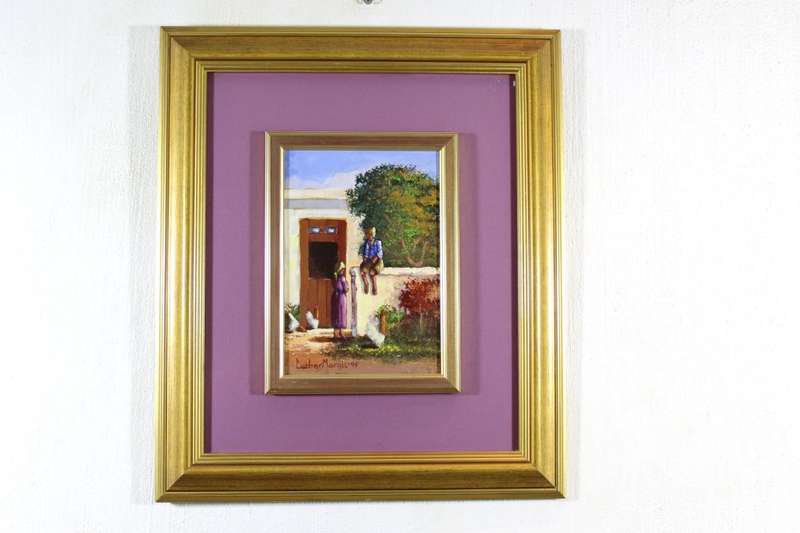 Luther Marais - Conversations at the wall - A stunning little treasure! Bid now!