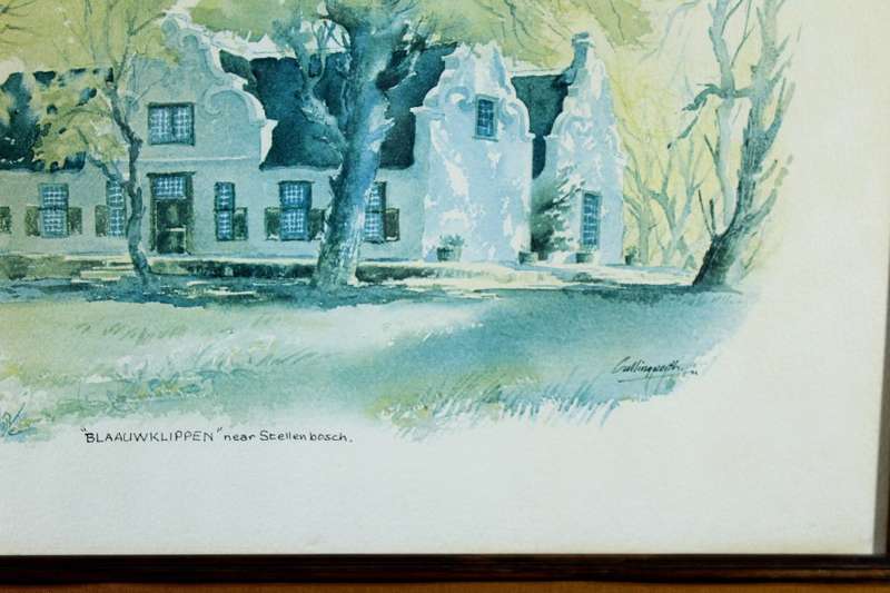 Cullingworth - Blaauwklippen near Stellenbosch