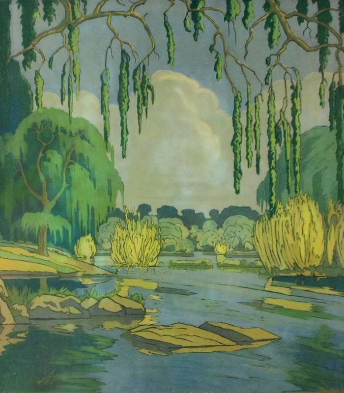 Pierneef - Station Panel - Vaal River, Parys