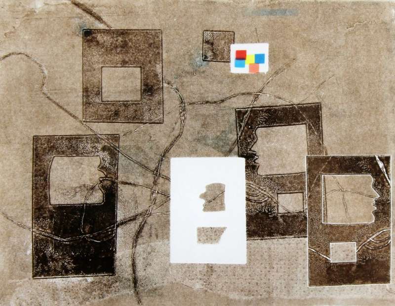 Bruce Dean (USA) - Conversations 3 - Limited edition etching