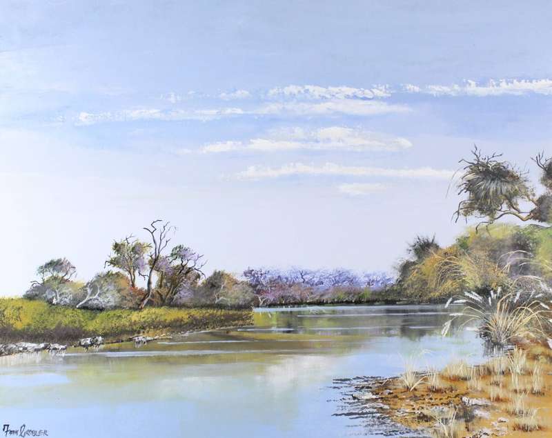 Faan Grobler - River scene