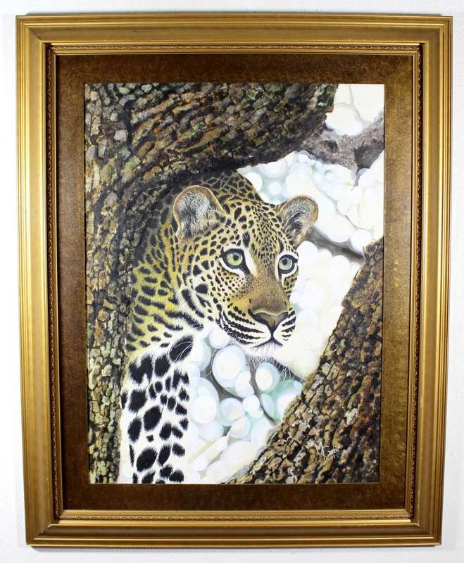 M Gerber - Leopard in a tree