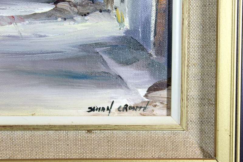 Susan Cronje - Street scene - A beautiful treasure!! - Bid now!