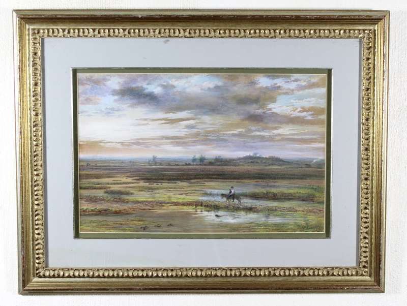 JP Surgey - Figures riding in a landscape