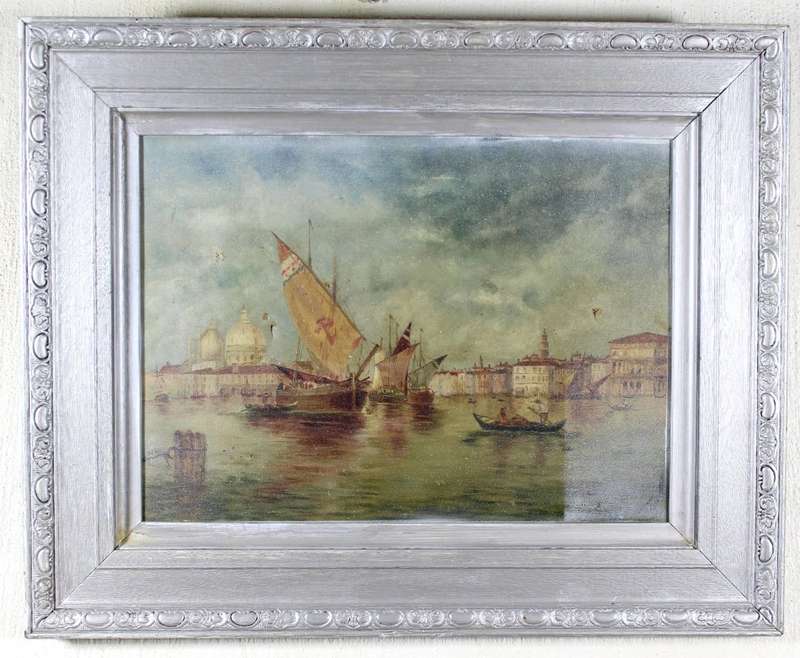 European boat scene - Bid now!