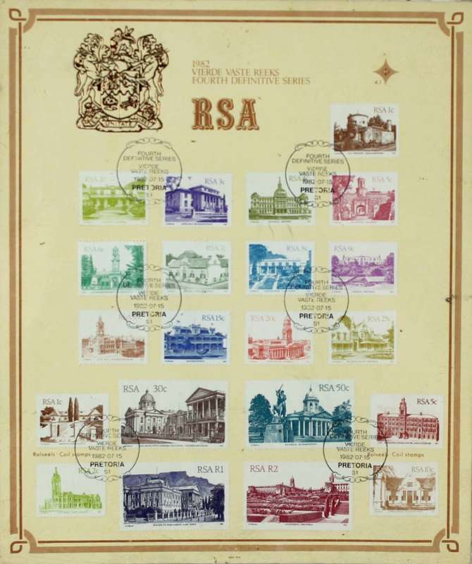 1982 Fourth definitive series stamps