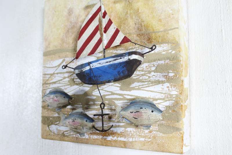 Sailboat - Signed 3D painting