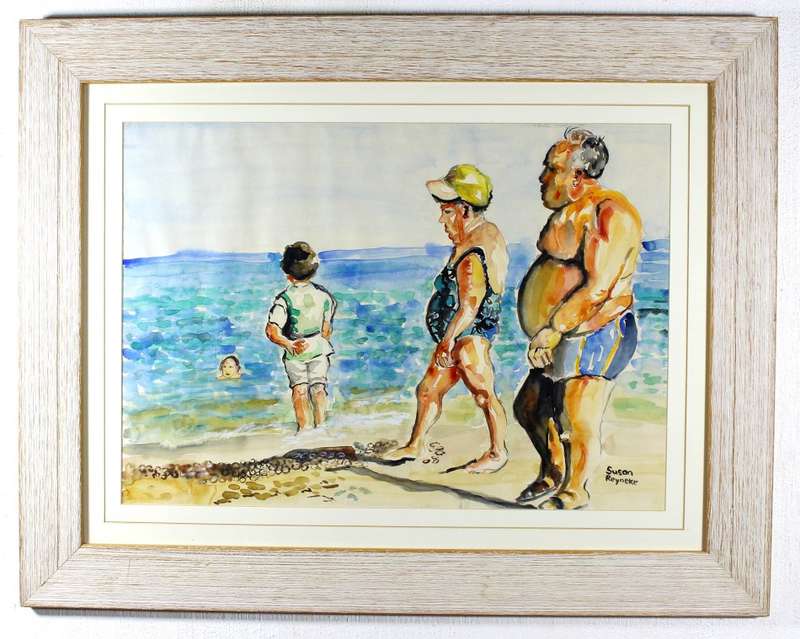 Susan Reynecke - family at the beach