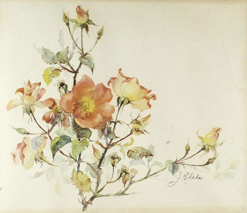J Blake - still life flowers