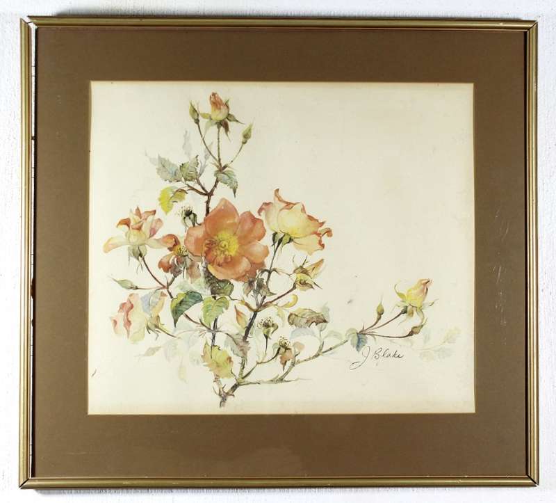 J Blake - still life flowers