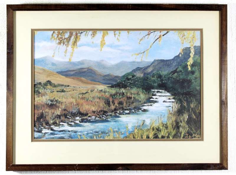 JJ Mare - Landscape with river
