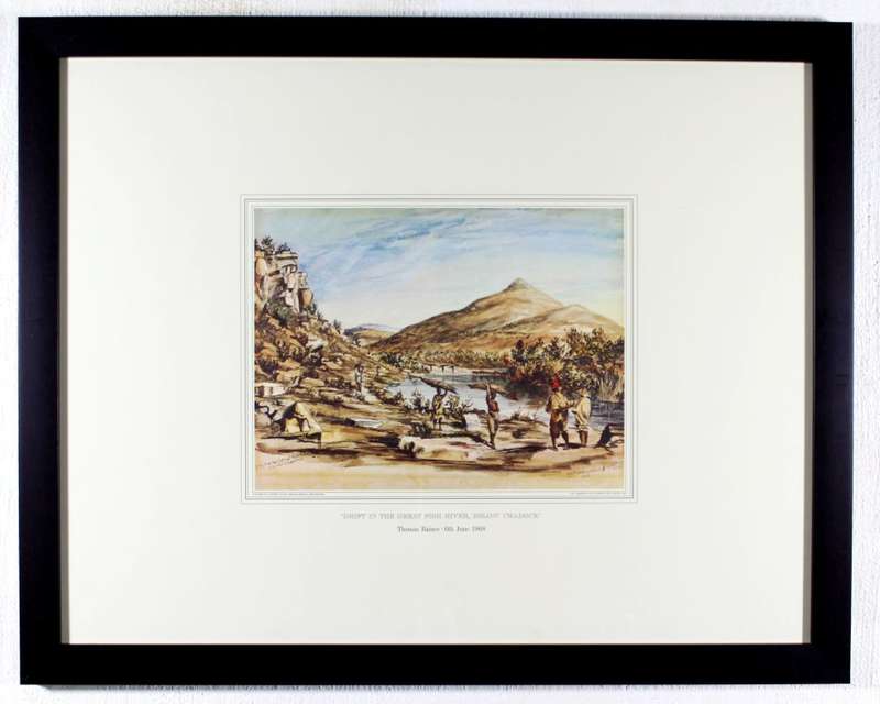 Thomas Baines - Drift in the Groot Fish River, below Cradock