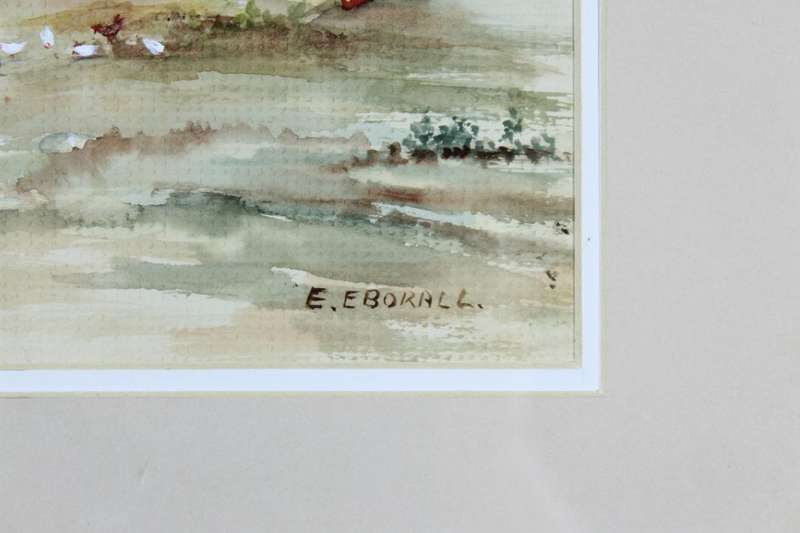 E Eborall - Fisherman`s houses