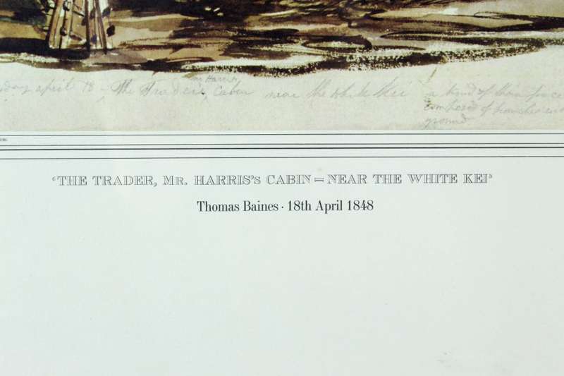 Thomas Baines - The Trader, Mr Harris cabin near the White Kei