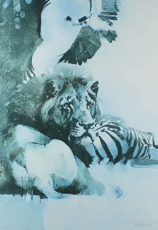 Keith Joubert - Lion - Limited edition print