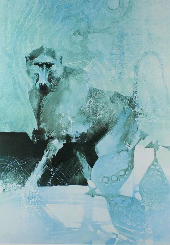 Keith Joubert - Baboon - Limited edition print