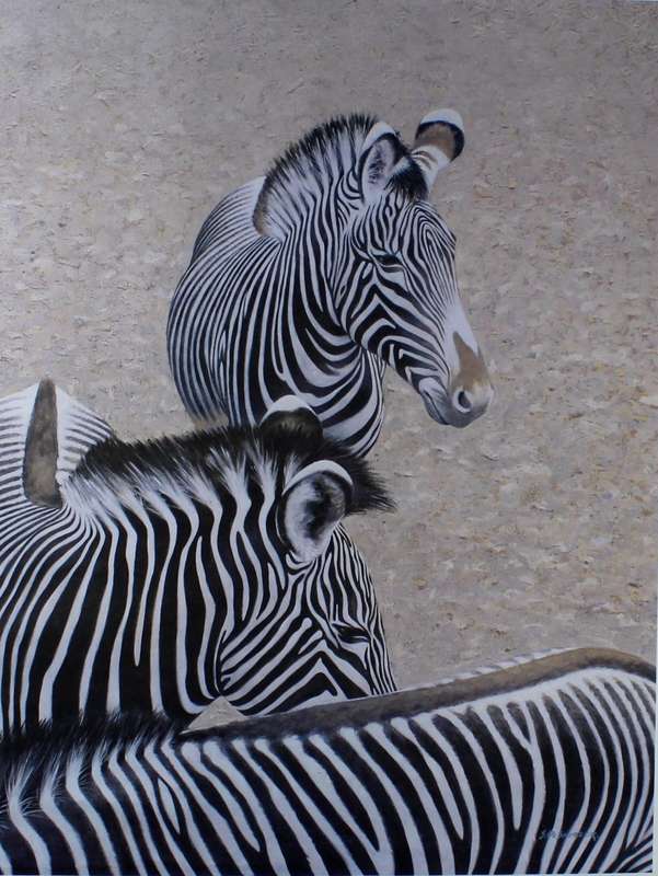Stevan de Shetler - Zebra`s - Limited edition print