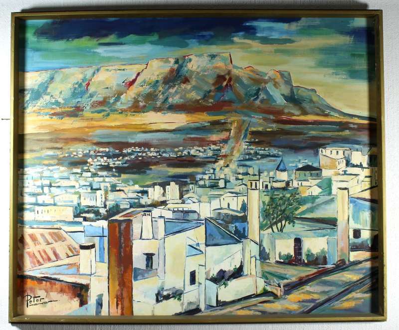 Peter Honsal  - Cityscape - A beautiful painting - Bid now!!