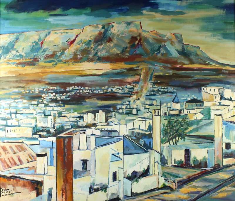 Peter Honsal  - Cityscape - A beautiful painting - Bid now!!