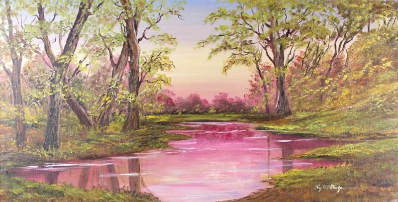 Elize Oosthuizen - River scene