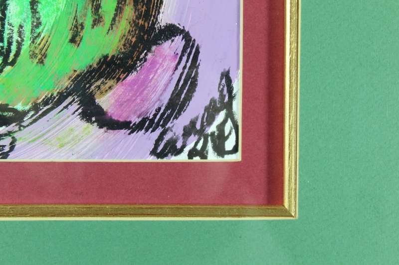 Emma Ray - Abstract figure with flowers