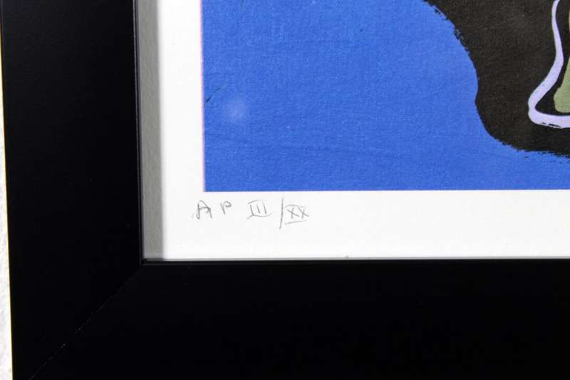 Walter Battiss - Ten people in a Mappi tree - Signed by Giles Battis