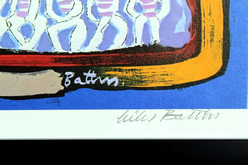 Walter Battiss - Ten people in a Mappi tree - Signed by Giles Battis