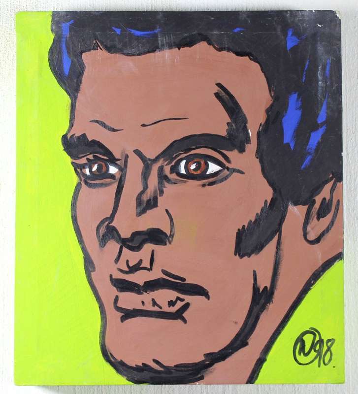 Pop Art - Man with dark hair