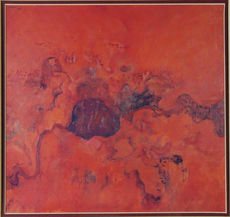 Abstract red